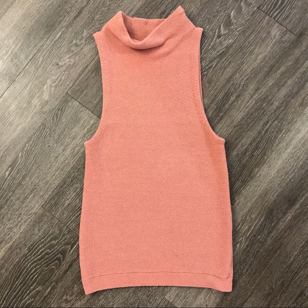 Free People Ottoman Mock Neck Sweater Tunic Dress